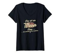 Mujer Esto es una Cosa Wiesner - Divertida Familia Wiesner Camiseta Cuello V