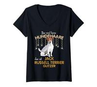 Mujer Estos no son pelos de perro, es Jack Russell Ter Camiseta Cuello V