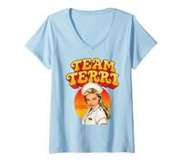 Mujer Estoy con Jack Tripper Funny Three's Company Retro Camiseta Cuello V