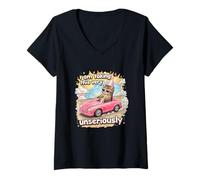 Mujer Estoy Tomando Este Gato Muy Poco Serio Meme Energía Mamá Camiseta Cuello V