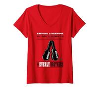 Mujer Estuches para Guitarra The Everly Brothers Empire Liverpool Camiseta Cuello V