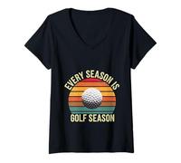Mujer Every Season Is Golf Season Golfer Sports Hobby |---- Camiseta Cuello V
