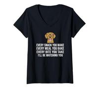 Mujer Every Snack You Make for Dog Lovers, Dog Owner & Dog Trainer Camiseta Cuello V