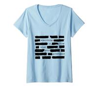 Mujer Everything is Fine Trust Your Government Camiseta Cuello V