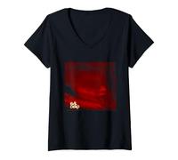 Mujer Evil Dead Burn - Escena de Terror de Halloween Camiseta Cuello V