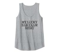 Mujer Examen de barra Facultad de Derecho Estudiante de posgrado Futuro Abogado Abogado Preparación Camiseta sin Mangas