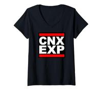 Mujer Expatriado en Chiang MAI CNX EXP Tailandia Nómada Digital Camiseta Cuello V