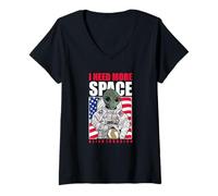 Mujer Extranjeros OVNIS Espacio Nave Extranjeros Espacio Extranjero ES Camiseta Cuello V