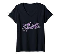 Mujer Fairy Sparkle Camiseta Cuello V