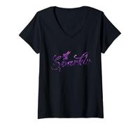 Mujer Fairy Sparkle como de Fairy Tale Camiseta Cuello V