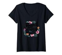 Mujer Familia Es Todo Cristianismo Fe Amor Vida Positiva Camiseta Cuello V