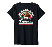 Mujer Family Cinco De Mayo Matchin Couple Mexican Souvenir Chingón Camiseta Cuello V