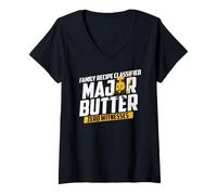 Mujer Family Recipe Classified Major Butter Zero Witnesses Camiseta Cuello V