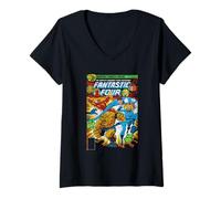 Mujer Fantastic Four The Worlds Greatest Comic Magazine Camiseta Cuello V