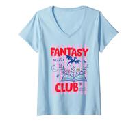 Mujer Fantasy Reader Club Book Lover Bookworm Reader Bookish Camiseta Cuello V