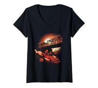 Mujer Fast & Furious 25th Anniversary Fast Five High Speed Camiseta Cuello V