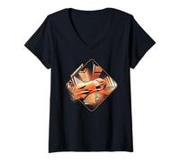 Mujer Fast & Furious 25th Anniversary Furious 7 Jump Camiseta Cuello V