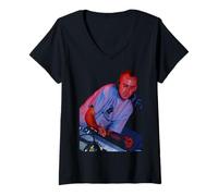 Mujer Fatboy Slim DJ Norman Cook Big Beat Live Por Andy Willsher Camiseta Cuello V