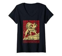 Mujer Fe Cristiana, Sansón, Club de la Fuerza, León, Jueces Camiseta Cuello V