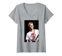 Mujer Feeder Grant Nicholas Comfort en Sound Era 2003 Camiseta Cuello V