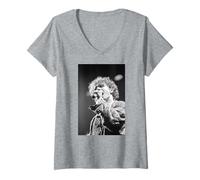 Mujer Festival de Lectura en Vivo de Tim Booth of James 1991 Camiseta Cuello V
