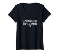 Mujer FGSLTWTHGHOB Juan 3:16 Porque Dios Amó Así Al Mundo Camiseta Cuello V