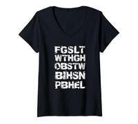 Mujer FGSLTWTHGHOB Juan 3:16 Porque Dios Amó Así Al Mundo Camiseta Cuello V