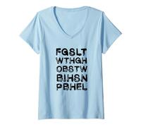 Mujer FGSLTWTHGHOB Juan 3:16 Porque Dios Amó Así Al Mundo Camiseta Cuello V