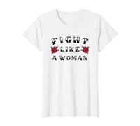 Mujer Fight like a woman Femeninismo Girl Rights Camiseta