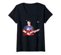 Mujer Figura 8 Era Live de Elliott Smith por David Corio Camiseta Cuello V