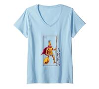 Mujer Figura de Dios de la Antigua Grecia - Ares Camiseta Cuello V