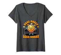 Mujer Financial Freedom More Money Less Worry Saver Finance Camiseta Cuello V