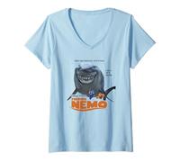 Mujer Finding Nemo Fish Are Friends Not Food Camiseta Cuello V