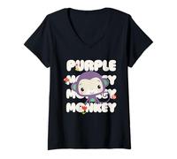 Mujer Fisher-Price - Mono Morado Camiseta Cuello V