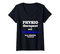 Mujer Fisioterapeuta porque el torturador no es una profesión Camiseta Cuello V