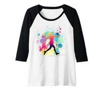 Mujer Flag Football Graphic, Niñas y Mujeres | Flag Football Camiseta Manga Raglan