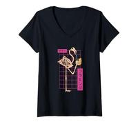 Mujer Flamenco, Sé Flamígero, Camiseta Cuello V
