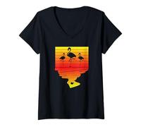 Mujer Flamenco, Sé Flamígero, Camiseta Cuello V