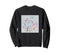 MUJER FLORAL Acuarela Flor Botánica Libélula Y Hormigas Sudadera