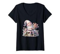 Mujer Floral Gardening Must Haves For Garden Mom and Grandma Life Camiseta Cuello V