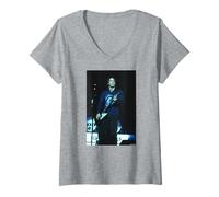 Mujer Foo Fighters Live Dave Grohl Big Me por Andy Willsher Camiseta Cuello V