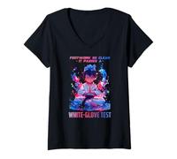Mujer Footwork SO Clean IT Passes A White Glove Test Camiseta Cuello V