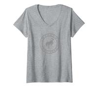Mujer Ford Bronco One Color Badge Camiseta Cuello V
