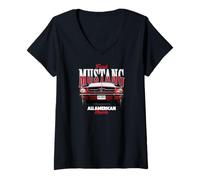 Mujer Ford - Ford Mustang 1965 Camiseta Cuello V