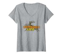 Mujer Ford The Outdoor Life Camiseta Cuello V