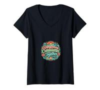 Mujer Fortaleciendo a Las comunidades Unity Art Camiseta Cuello V