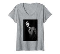 Mujer Foto de Bobby Gillespie Primal Scream Singer por Andy Willsher Camiseta Cuello V