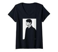 Mujer Foto de Greg Dulli The Afghan Whigs Singer por Andy Willsher Camiseta Cuello V