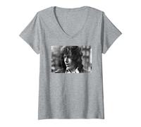 Mujer Foto de Neil Diamond Hot August Night Era 1972 Camiseta Cuello V