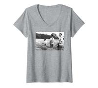Mujer Foto de The Housemartins Band: Caravan of Love 1987 Camiseta Cuello V
